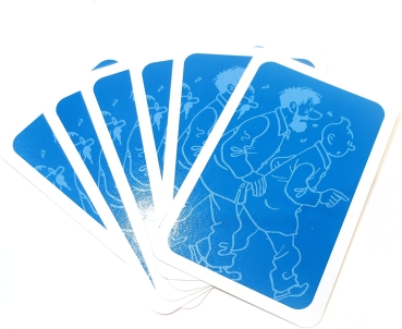 Tim und Struppi Spielkarten Set (48er Blatt) Motiv "Family" von Moulinsart